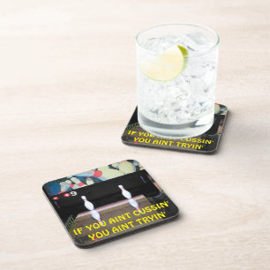 Bowling als je je wilt beschuldigen... drankjes onderzetter