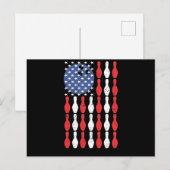 Bowling America vlag bowling bowler Briefkaart (Voorkant / Achterkant)