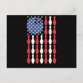 Bowling America vlag bowling bowler Briefkaart (Voorkant)