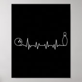 Bowling Art For Men Women Bowling Team Bowler Bowl Poster (Voorkant)