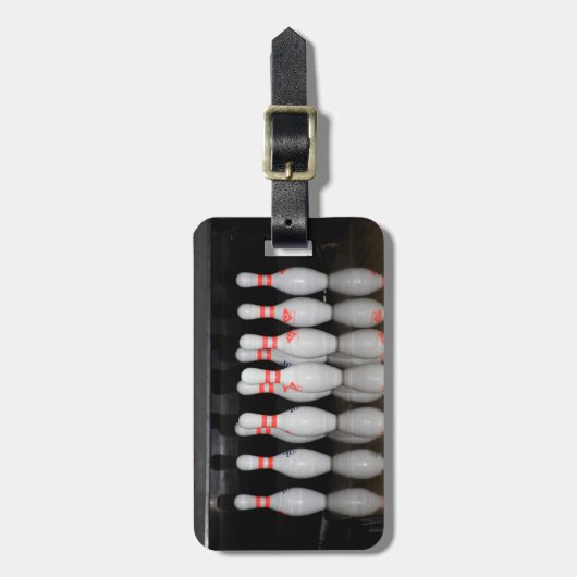 Bowling Bagagelabel (Voorkant verticaal)