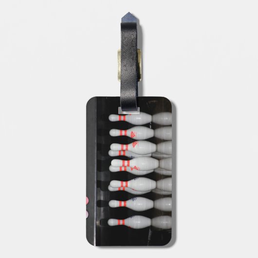Bowling Bagagelabel (Achterkant verticaal)