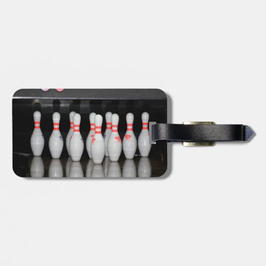Bowling Bagagelabel (Achterkant horizontaal)