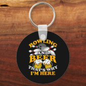 Bowling Bal Bowler Kom Bal Team Strike  Sleutelhanger (Voorkant)