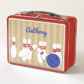 Bowling bal en pins gepersonaliseerd (Voorkant)