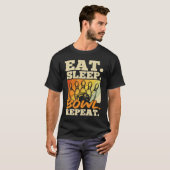 Bowling Bal Kegel Bowler Strike Bowling Team Bowli T-shirt (Voorkant volledig)