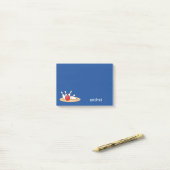 Bowling bal opvallende skittles post-it® notes (Op bureau)