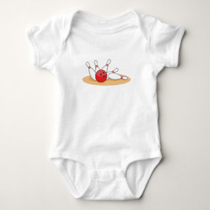 Bowling bal opvallende skittles romper