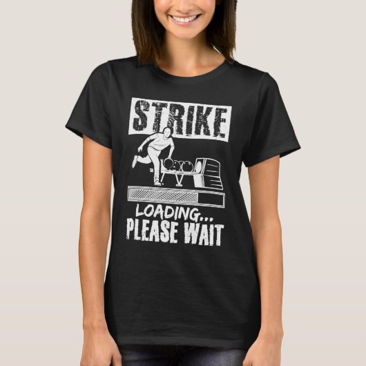 Bowling Bal Pin Bowler Strike Bowling Fanaticus Bo T-shirt (Voorkant)
