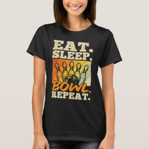 Bowling Bal Pin Bowler Strike Bowling Team Bowling T-shirt