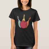 Bowling Bal Pins Bowler Strike Bowling Legende Bow T-shirt (Voorkant)