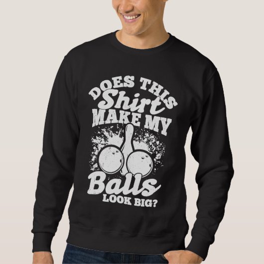 Bowling Bal Prik Bowler Strike Team Bowlingbaan  Trui (Voorkant)