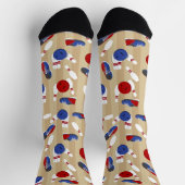 Bowling bal, spelden en schoenen met patronen sokken (Top)