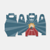 Bowling bal Strike Up Sommige Leuke Kinderen Verja Bedankdoosjes (Uitgevouwen)