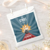 Bowling bal Strike Up Sommige Leuke Kinderen Verja Bedankzakje (Geknipt)