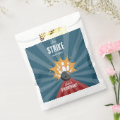 Bowling bal Strike Up Sommige Leuke Kinderen Verja Bedankzakje (Gezegeld)