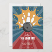 Bowling bal Strike Up Sommige Leuke Kinderen Verja Kaart (Voorkant)