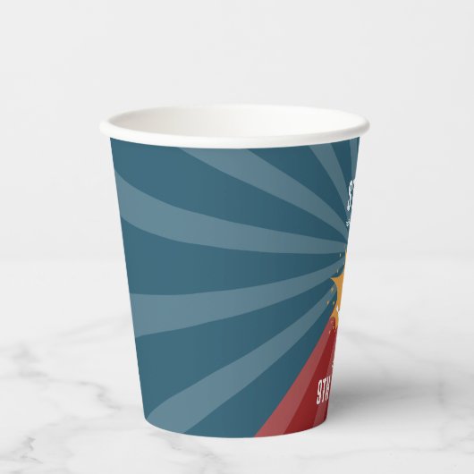 Bowling bal Strike Up Sommige Leuke Kinderen Verja Papieren Bekers (Voorkant)