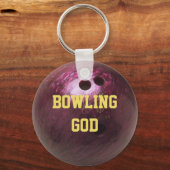 Bowling Ball Bekijk persoonlijke Sleutelhanger (Voorkant)