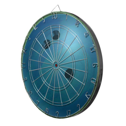 Bowling Ball Blue Dartbord (Voorkant Rechts)