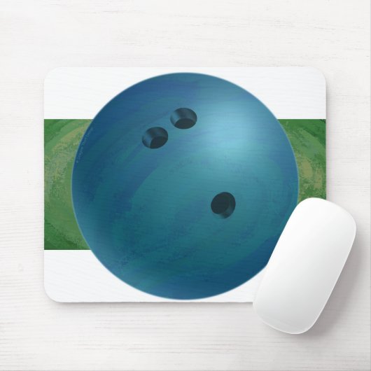 Bowling Ball Blue Muismat (Met muis)