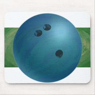 Bowling Ball Blue Muismat