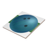 Bowling Ball Blue Tegeltje (Zijkant)