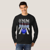 Bowling Ball Bowler Team Bowl toont Bowlers T-shirt (Voorkant volledig)