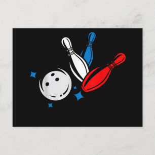 Bowling Ball Bowling Pins Bowler Bowlers Bowling B Aankondigingskaart