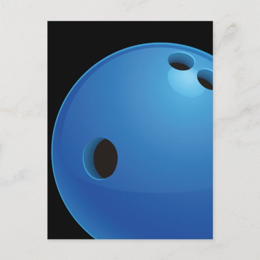 Bowling Ball Briefkaart (Voorkant)
