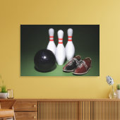 Bowling Ball Canvas Afdruk (Insitu (Woonkamer))