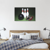 Bowling Ball Canvas Afdruk (Insitu (Slaapkamer))