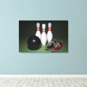 Bowling Ball Canvas Afdruk (Insitu (Houten vloer))