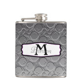 Bowling Ball Chrom: kijk patroon  Heupfles (Voorkant)