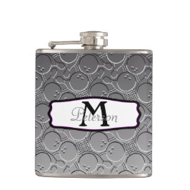 Bowling Ball Chrom: kijk patroon  Heupfles