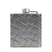 Bowling Ball Chrom: kijk patroon  Heupfles (Achterkant)