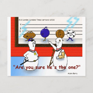 Bowling Ball Crimes Funny Gifts & Collectibles Briefkaart