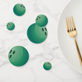Bowling Ball Design Table Confetti