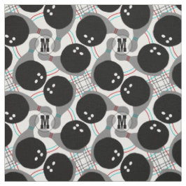 Bowling Ball en Pin Pattern  Stof