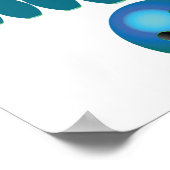 Bowling Ball en Pins Fun Sports Poster (Hoek)