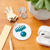 Bowling Ball en Pins Fun Sports Sleutelhanger
