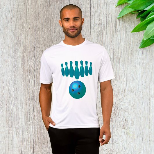 Bowling Ball en Pins Fun Sports T-shirt