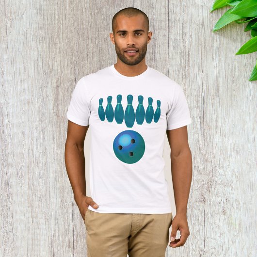 Bowling Ball en Pins Fun Sports T-shirt