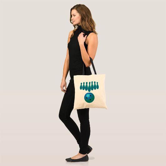 Bowling Ball en Pins Fun Sports Tote Bag