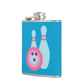 Bowling Ball en Pins Heupfles (Links)