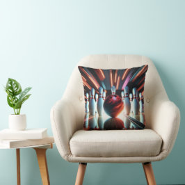 Bowling Ball en Pins Kussen
