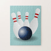 Bowling Ball en Pins Puzzle Legpuzzel (Verticaal)