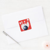 Bowling Ball en Pins Stickers (Envelop)
