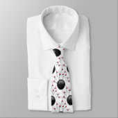 Bowling Ball en Pins Stropdas (Gebonden)