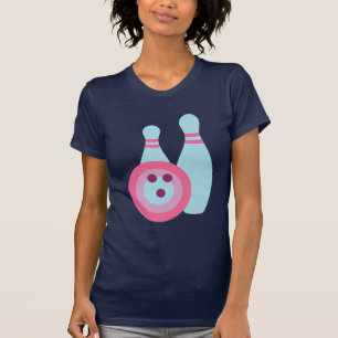 Bowling Ball en Pins T-shirt